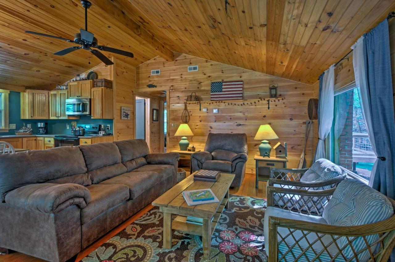 Bryson City Cabin With Fire Pit On Coopers Creek! Exteriör bild