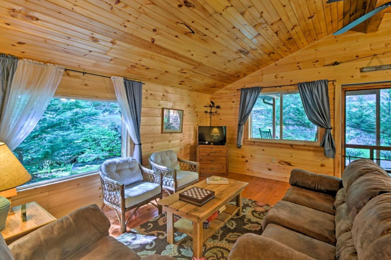 Bryson City Cabin With Fire Pit On Coopers Creek! Exteriör bild