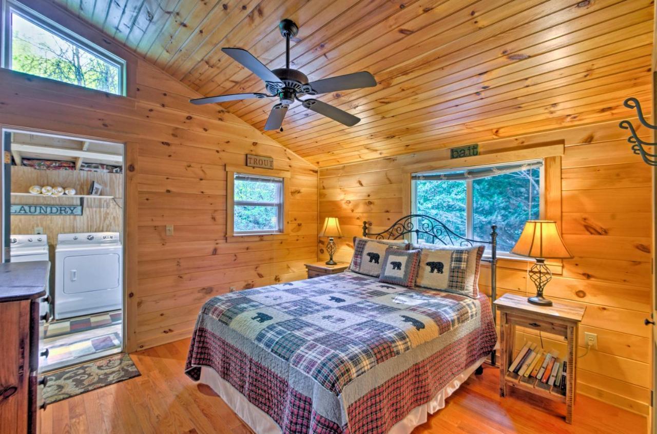 Bryson City Cabin With Fire Pit On Coopers Creek! Exteriör bild