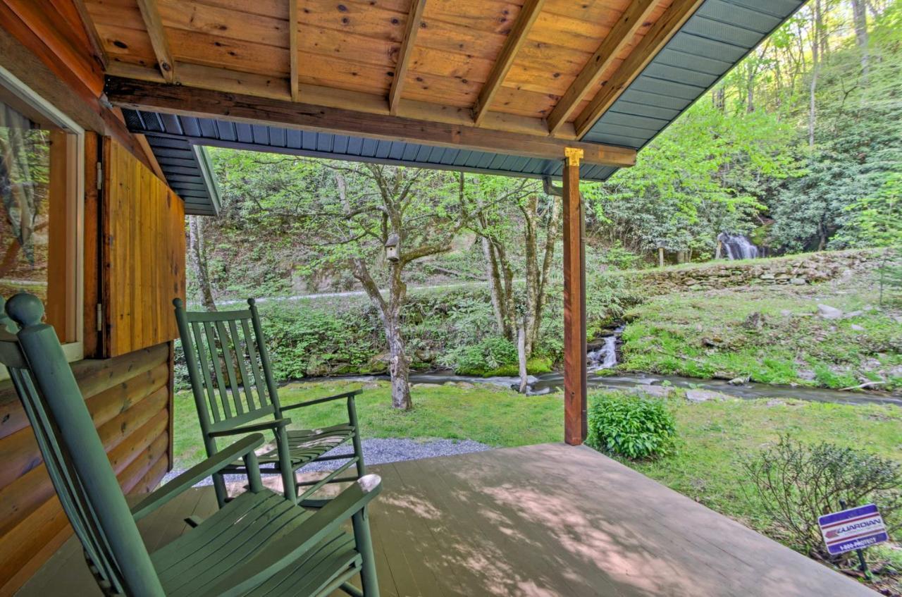 Bryson City Cabin With Fire Pit On Coopers Creek! Exteriör bild