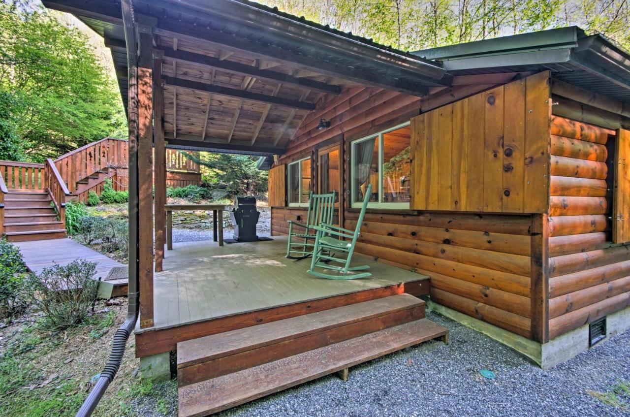 Bryson City Cabin With Fire Pit On Coopers Creek! Exteriör bild