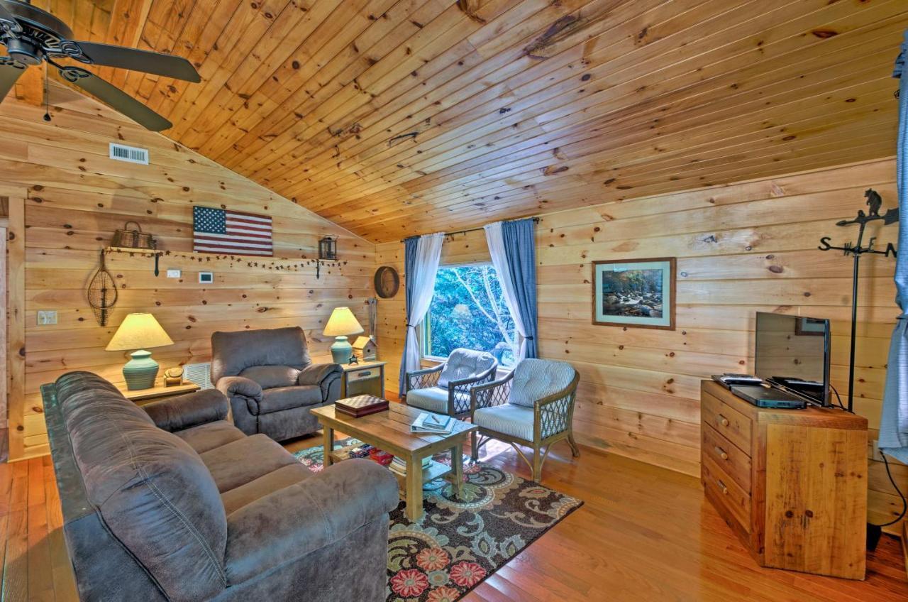 Bryson City Cabin With Fire Pit On Coopers Creek! Exteriör bild