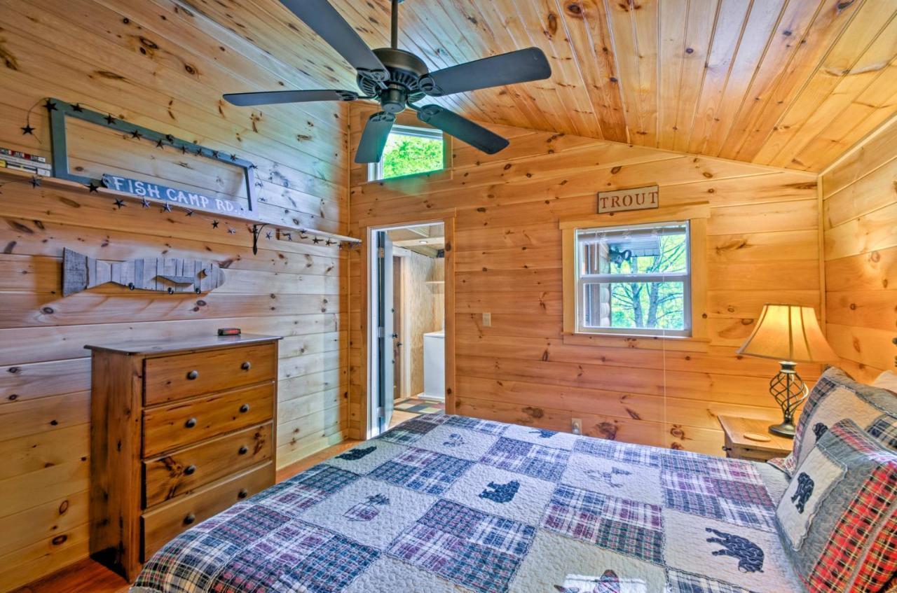 Bryson City Cabin With Fire Pit On Coopers Creek! Exteriör bild